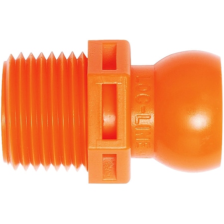 Loc-Line Male NPT Connector, 1/2In, PK50 59865
