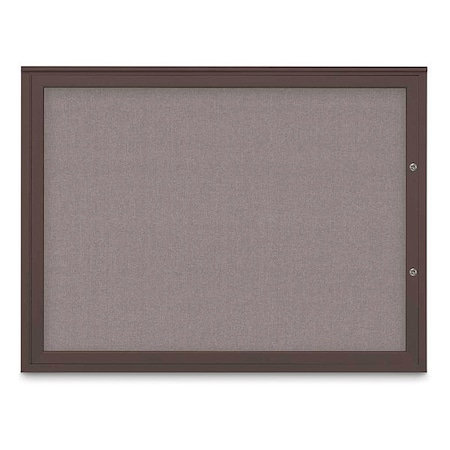 United Visual Products Corkboard, Surf/Bronze, 48"x36" UV4041PLUS-BRONZE-SURF