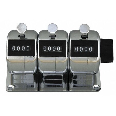 Enm Counter, Hand Tally, 3 Gang, 4 Digits M4503