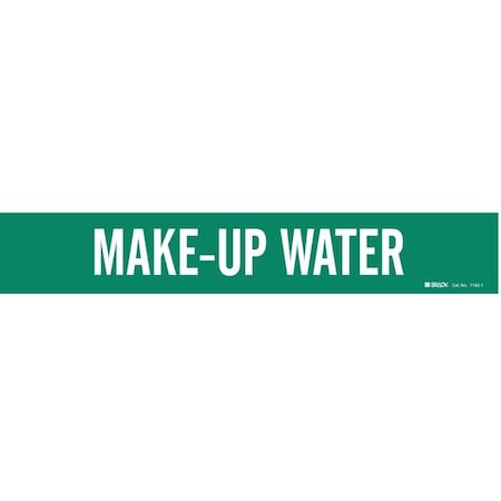 Brady Pipe Mrkr, Make Up Water, 2-1/2to7-7/8 In, 7182-1 7182-1