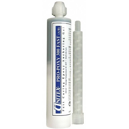 Unitex 250mL Gray Concrete Repair Injectable Anchoring Epoxy 140187