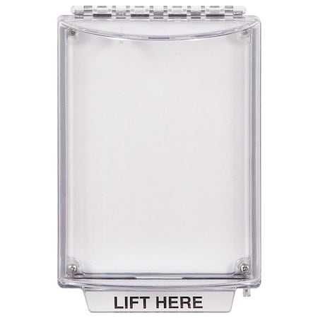 Safety Technology International Enclose Protective Cover, Polycarbonate, Surface Mount, 5 1/2 in W x 8 1/8 in H x 4 in D, Clear STI-13200NC