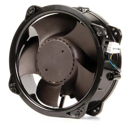 Ebm-Papst Axial Fan, Round, 230V AC, 1 Phase, Cast Aluminum, 9.13" W. W2E208-BA20-51