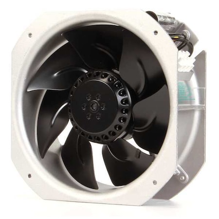 Ebm-Papst Axial Fan, Square, 230V AC, 1 Phase, Cast Aluminum, 8 7/8 in W. W2E200-HK38-01