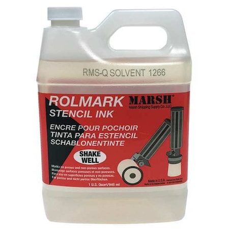 Marsh Rolmark Solvent Cleaner, 32 oz. RMS-Q