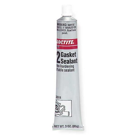 Loctite Slow Dry Flexible Cure Gasket Sealant, 3 oz, Black, Temp Range -65 to 400 Degrees F 234891