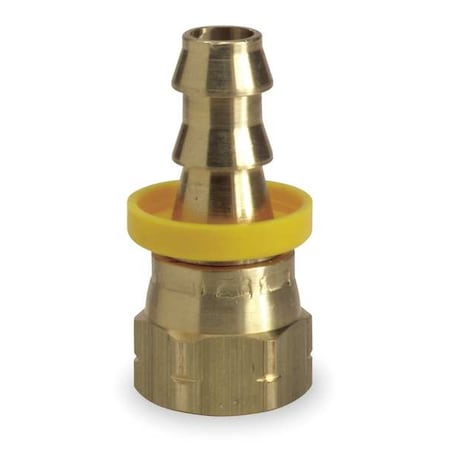 Speedaire Hose Fitting, 3/8 In. ID, 5/8"-18 UNF 5A246