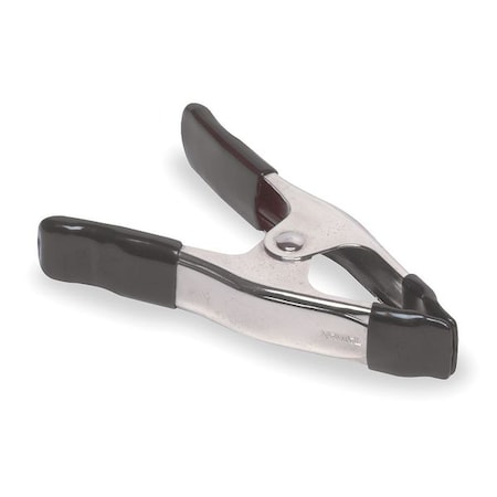 Westward Spring Clamp, Overall Length 6 in, Max Jaw Opening 2 in, Steel 5A318