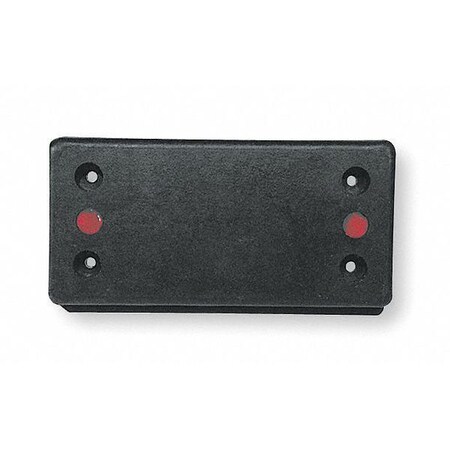 Vestil Dock Bumper, 24x12 In., Rubber B-1224-3