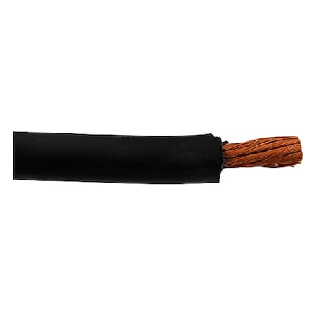 Carol Portable Cord, RHH/RHW/W, 2 AWG, 1 C, Black, Rubber Blend ...
