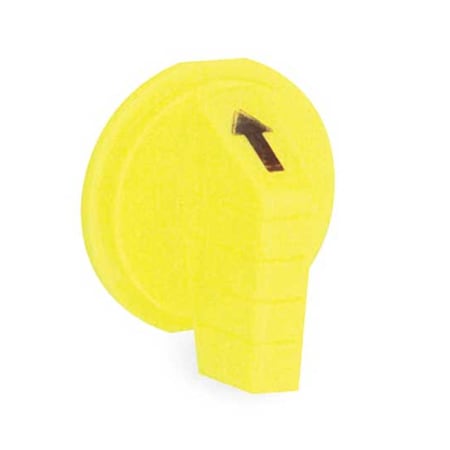 Schneider Electric Selector Switch Knob, Lever, Yellow, 30mm 9001Y8