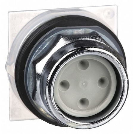 Schneider Electric Push Button Operator, Recessed, Momentary Action, Not Applicable Release, Non-Illuminated 9001KR2U