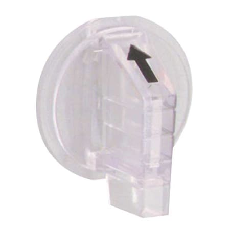 Schneider Electric Selector Switch Knob, Lever, Clear, 30mm 9001C8
