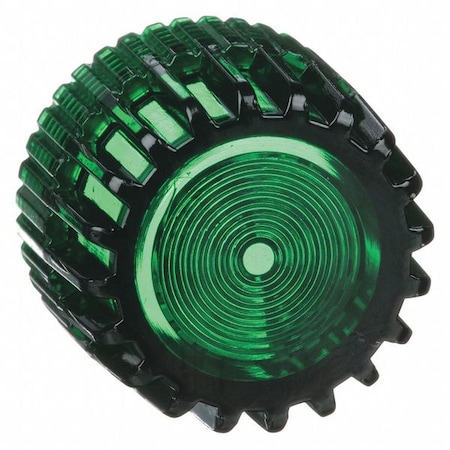 Schneider Electric Push Button Cap, Illuminated, 30mm, Green 9001G7