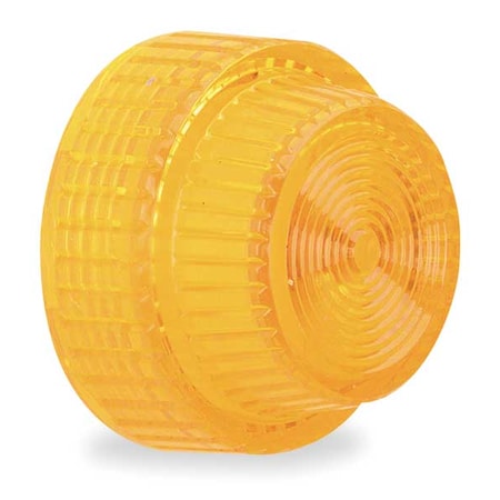 Schneider Electric Pilot Light Lens, 30mm, Amber, Plastic 9001A31