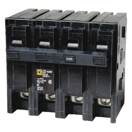 Square D Miniature Circuit Breaker, HOMELINE Series, 150A, 2 Pole, 240V AC, 10kA at 240V AC HOM2150