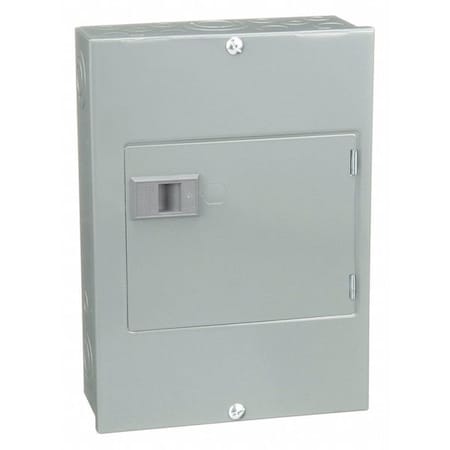 Square D Load Center, 8 Spaces, 100A Amps, 120/240V AC QO816L100DS