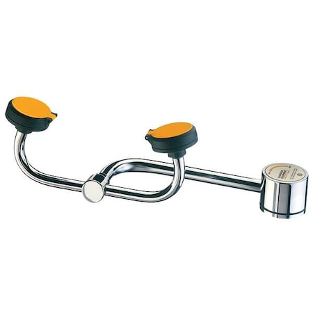 Guardian Equipment Plumbed Eyewash, Counter Mount, Plumbed, 4 5/12 in H., 13 in W G1774