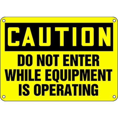 Accuform 10" Height, 14" Width, Plastic, Rectangle MEQM673XP