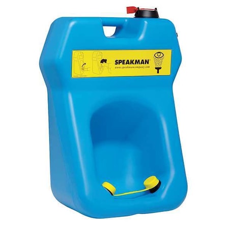 Speakman Portable Eyewash, Gravity-Fed, Wall Mount, Portable, 32.0 H., 23.25 W SE-4300