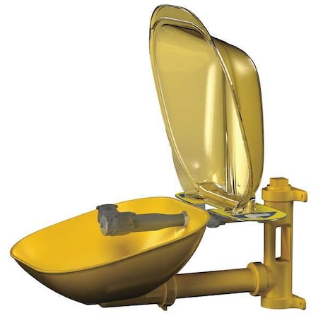 Bradley Plumbed Eyewash, Wall Mount, Plumbed, 14 2/3 in H., 15 1/2 in W S19224PDC