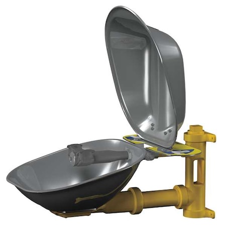 Bradley Plumbed Eyewash, Wall Mount, Plumbed, 14 2/3 in H., 15 1/2 in W S19224DC