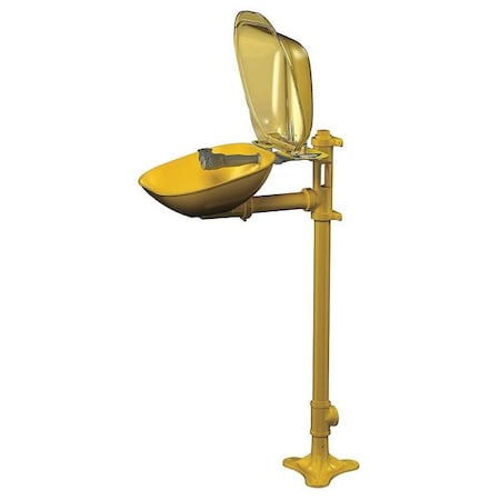 Bradley Plumbed Eyewash, Pedestal Mount, Plumbed, 41 1/2 in H., 15 1/2 in W S19214PDC