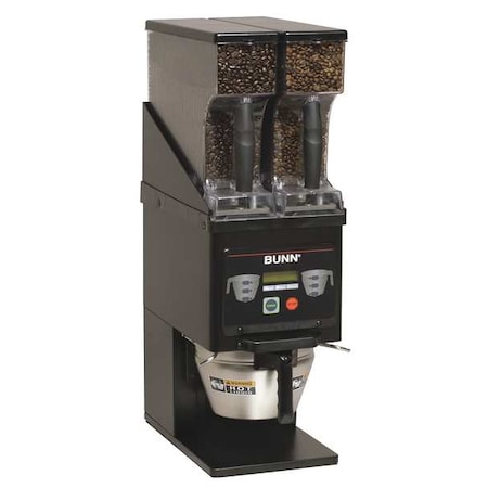 Bunn Black 6 lb./Hopper Multi-Hopper Coffee Grinder MHG - BLK | Zoro