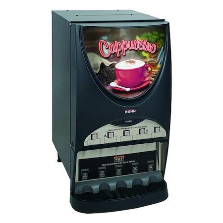 Bunn Hot Beverage Dispenser, 5 Hoppers 38100.0003