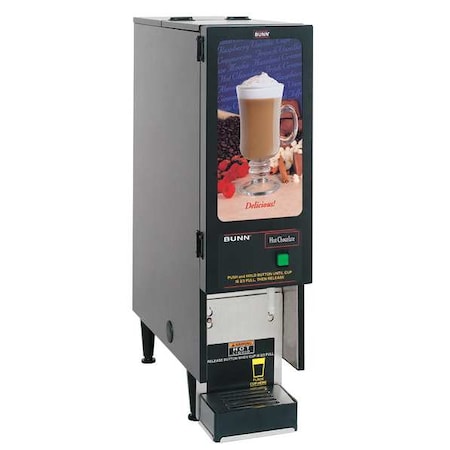 Bunn Hot Beverage Dispenser, 1 Hopper SET00.0196