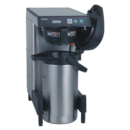 Bunn Black, Silver Direct Line 102 oz Airpot Coffee Brewer with Adjustable Legs 39900.0005
