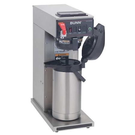 Bunn Black, Silver Direct Line 102 oz Airpot Coffee Brewer 23001.0006