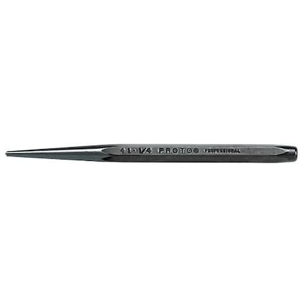 Proto Center Punch, S2, 1/4 x 4-3/4 In, Black J411/4S2