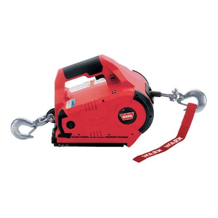 WARN Portable Electric Winch, HP, 24VDC 885005