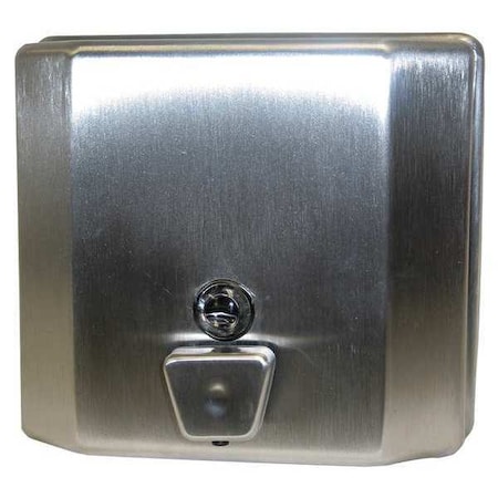 Zoro Select Soap and Lotion Dispenser, 47 oz, Silver 4047-90-LA001