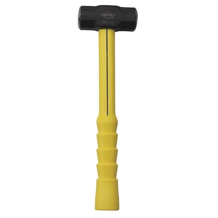 Nupla Sledge Hammer, 4 lb., 14 In, Fiberglass 6894090