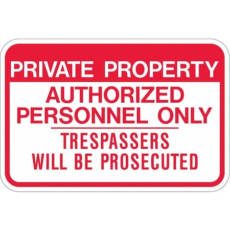 Zing Traffic Sign, 12 in Height, 18 in Width, Aluminum, Rectangle, English 2494