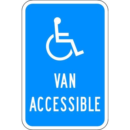 Lyle Handicapped Parking Sign, 18" x 12, HC-022-12HA HC-022-12HA