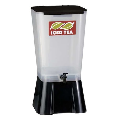 Tablecraft Beverage Dispenser, 5 Gal, Black 1053