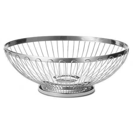 Tablecraft 6174 Oval Regent Basket, 9 1/2 x 7 1/4, 18 8 Stainless Steel