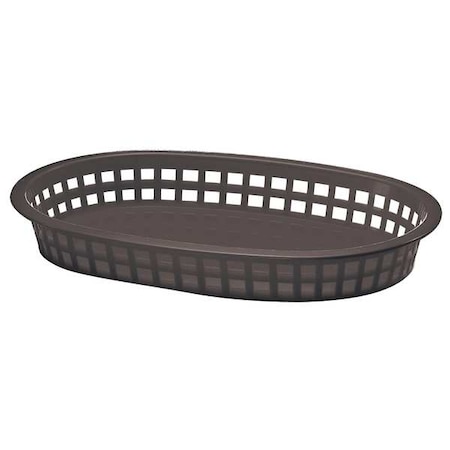 Tablecraft Platter Basket, Oval, Black, PK36 1076BK