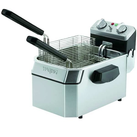 Waring Commercial Electric Deep Fryer, 120V, 10 Lb WDF1000