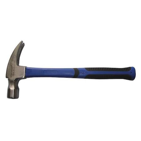 WESTWARD Framing Hammer, Fiberglass, Axe, 22 Oz 6DWJ2