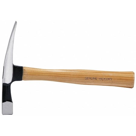 WESTWARD Bricklayers Hammer, Hickory, 24 Oz 6DWK7