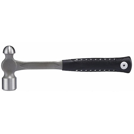 WESTWARD 24 oz. Ball Peen Hammer, 13-1/2" Steel Handle 6DWN0