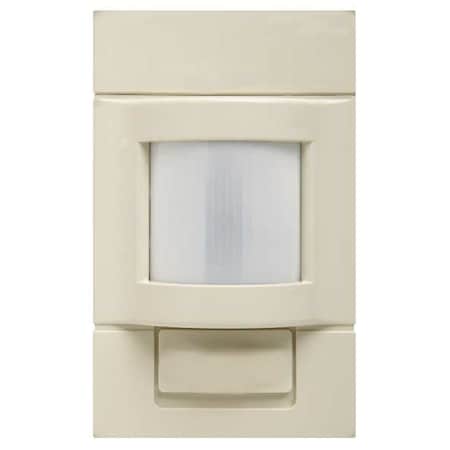 Sensorswitch Wall Mount Sensor, Occupancy, Photocell, Hard Wired, Ivory, 1,200 sq ft, Fluorescent, Incandescent, LED LWS IV
