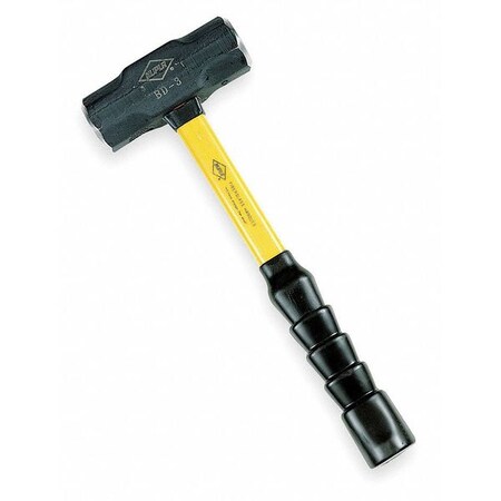 Nupla Sledge Hammer, 3 lb., 14 In, Fiberglass 27035