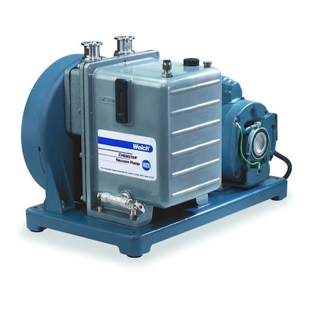 Welch Vacuum Pump, 1/2 HP, 5.6 cfm, 115/230V 1402N-01
