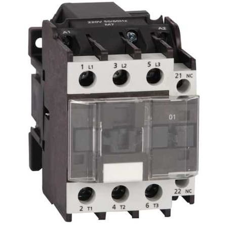 Dayton IEC Magnetic Contactor, 1NO, 240V AC, 3 P, Non-Reversing, Screw 6EAW3