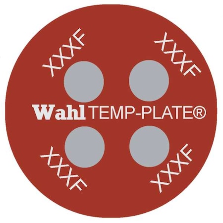 Wahl Temp Indicator, Dot, Red, 10PK 442-170F